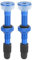 RiToEasysports 1Pair Mountain Bike Tubeless Valve Stem Aluminum Alloy Good Sealing Bicycle Presta Valve Stem with Nut(blue) Bicycle and Spare Parts