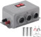 Riscaldatore per auto, riscaldatore per auto compatto da 600 W‑800 W 12 V, riscaldatore per riscaldamento rapido invernale a 3 fori antiappannamento per rimuovere il gelo