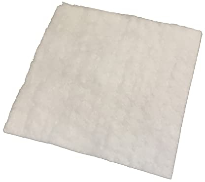Jonoisax Pieza de Aislamiento de Fibra de cerámica, Manta Aislante ignífuga 2300F para Horno de Pizza Forja, Horno de fundición, Aislamiento de Pared y lavavajillas,500 * 300 * 20mm