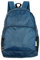 ECO CHIC Lightweight Foldable Water Resistant Backpack Rucksack Folds into Pouch for Storage (Solid Midnight Blue)