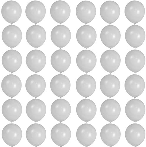 Ballon Gris,36 Pièces 12 Pouces Ballons de Baudruche,Ballon Anniversaire,Ballons Gris en Latex Macaron Helium Gonflable de Fete,Mariage,Baby Shower,Anniversaire Decoration pour Femmes Garçons
