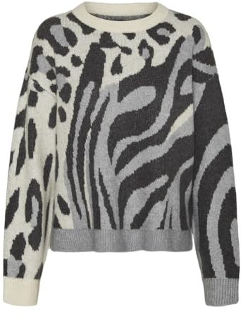 VERO MODA Vmkai Ls O-Neck Pullover Ga Boo
