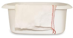 That Sensibility™ Cream/Off-White (Taupe) Sink Bowl 11 litres for Washing Up with Free Cleaning Cloth