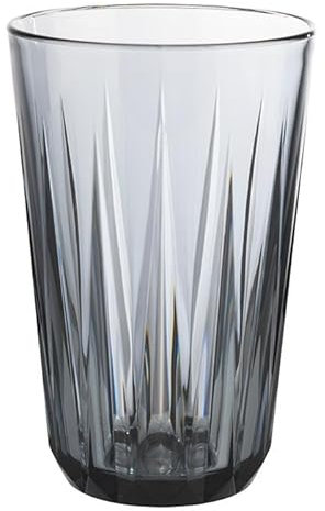 APS 10526 Trinkbecher CRYSTAL, 300 ml, Tritan, wiederverwenbar, bruchsicher, Made in Germany, grau