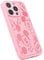 MC Fashion iPhone 15 Pro Max Case, Cute Cartoon Mickey Mouse Solid Color PU Leather Skin Soft TPU Case for iPhone 15 Pro Max 6.7 inch 2023 (Pink)