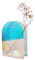 Loufy 1 x Vase für Zuhause, , Hochzeit, Dekoration, , Ornamente, mehrfarbig, Acryl, Pflanze, Hydrokultur, Blumenarrangement, Behälter