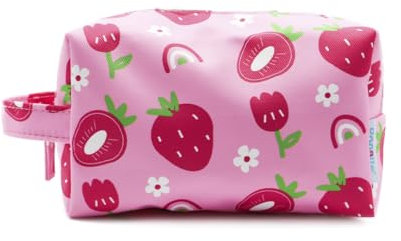 PONETTE - Trousse de toilette pour enfant, garçon, fille, adolescent, amusant, sac de toilette, trousse de voyage, trousse, marque espagnole, Fraise verte, Trousse de toilette pour enfant