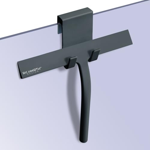 11 Inch Width All Purpose Squeegee Wiper for Shower Glass Doors Bathroom Mirror Tiles Ca (Grey, 9Inch)