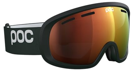 POC Fovea Mid - Ski- und Snowboardbrille für unvergleichliche Präzision und kristallklare Sicht bei jedem Wetter mit vollständigem UV-Schutz und innovative Beschichtungen