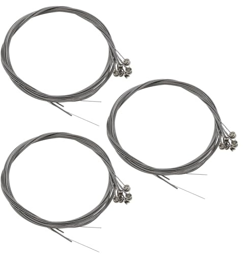 3 Juegos de Cuerdas para Guitarra Eléctrica 10-46 Acero con Recubrimiento de Níquel para Actuación y Grabación