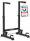 DH FitLife Dip Barren Bars | Dipständer | Dip Station | Dip Stange | Kraftstation Fitnessgerät für Zuhause | Parallettes Calisthenics Training Equipment | Krafttraining 100-130 cm 9-fach verstellbar