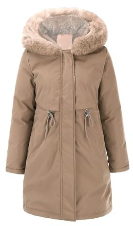 Generisch Jacken Damen Sale Winter Winterjacke Damen Warm Lang Steppmantel Winter Mantel Steppjacke Parka Mit Kapuze Outdoorjacke Wintermantel Übergangsjacke Elegante Black Friday Angebote 2024