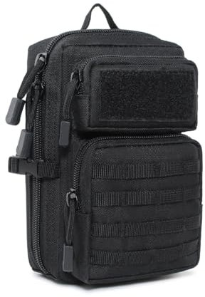 HOUSON Tactical EDC Tasche, Hüfttasche Molle Gürteltasche Molle Multifunktionale Tasche Handytasche Für Camping Wandern Radfahren