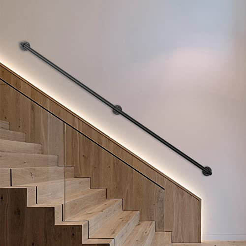 Rampe Escalier Main Courante Pour Escalier Rambarde Escalier Intérieur Antidérapante Poignée Rambarde De Sécurité Rampe D'escalier,Pour Salles De Bains, Escaliers, Villas, Lofts, Bars, Appartements