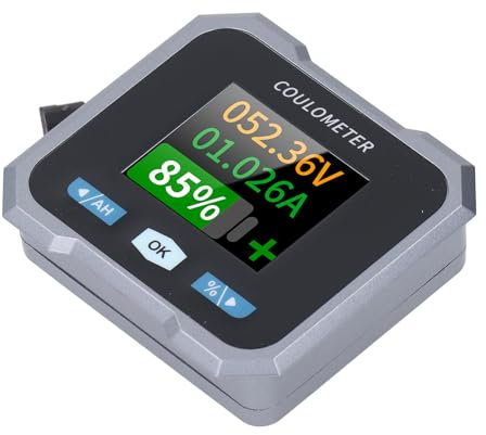 TERY mit 0,8 -Zoll -HD -Display für Wohnmobile, Boote und Mehr - Multifunktional 0-100V, 50A -Monitolösung