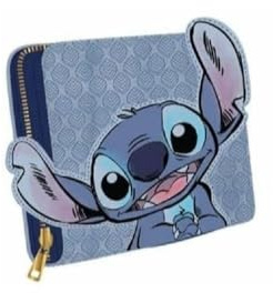 Cerdà Disney Lilo & Stitch Geldbörse 12 cm - 100% Polyester - Motiv Stitch - Blau