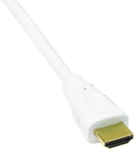 World of Data - 1.5m WHITE v1.4 4K HDMI Cable - Compatible with xBox One, Series X, Series S, PS3, PS4, PS5