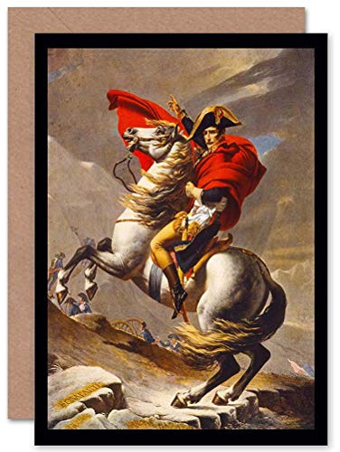 Wee Blue Coo PAINTINGS PORTRAIT NAPOLEON BONAPARTE EMPEROR FRANCE GREETINGS CARD