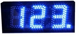 GOODRELIISH Minuteur de compte à rebours LED à 3 chiffres - 12,7 cm - Prise en charge de 999 secondes maximum - Télécommande infrarouge - Couleur bleue