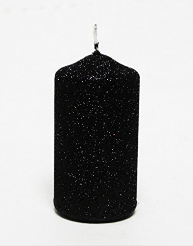 Kerzen Kugelkerze Advent Weihnachten Adventskerzen 4x 60x110mm Schwarz KW-RAK-002