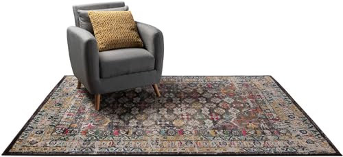benuta Nest Vintage Teppich Casa - Mehrfarbig 300x400 cm - Teppich für Wohnzimmer, Schlafzimmer und Flur - Pflegeleicht - Fußbodenheizung Geeignet