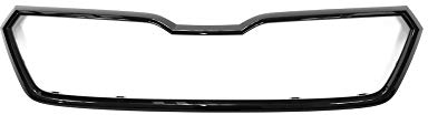 Skoda 658853761AF9R Abdeckleiste Kühlergrill schwarz Tuning black magic perleffekt, nur für Karosserieform K8G