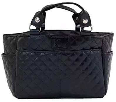 Kami-So Schlittschuh-Tasche, Organizer mit Mehrzwecktaschen, ideal für Wasserflasche, Handschuhe und Zubehör, Onyx, Small