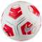 Nike, Strike Team 290G, Fußball, Weiß/Hell Purpurrot/Silber, 5, Unisex Adult.