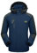 KEFITEVD Regenjacke Herren Wasserdicht Softshell Wanderjacke Viele Taschen Regenjacke Jagd Angeln Freizeitjacke Sport Jacke Herren Übergangsjacke Männer Navy Blau L