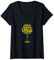 Damen Weinglas Winzer Weintrauben Weinliebhaber Weinbauer Wein T-Shirt mit V-Ausschnitt