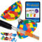 Juggle Dream Jester Diabolo Jonglierset – Kugellager Achse Profi-Diabolo mit Alu-Handstäbe und Online-Lernvideo – Jonglierspielzeug (Mehrfarbig)