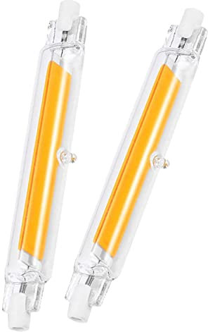 MJGFD R7S LED 78mm Dimmbar,10W R7S Ersatz für 100W halogen leuchtmittel, R7S Stab Warmweiß 3000K 1000LM, Lampe Kein Flackern,360° Abstrahlwinkel,2er-Pack