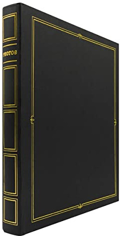 Ceanothe Album Photo 10x15 cm Adhesif noir Cordoue de 240 photos | Album Photo adhésif Cordoue noir 240 Photos 10x15 Rouge foncé - Compatible 11,5x15 cm 60 pages Taille : 28.8x33.5 cm -