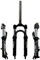 20 Pollici Mountain Bike Shock Forcella Anteriore/Morbido E Duro Regolabile Bloccabile Bici Pieghevole/Piccolo Diametro Freni A Disco, Viaggio 85MM, Marcia Aperta 100MM B,20in