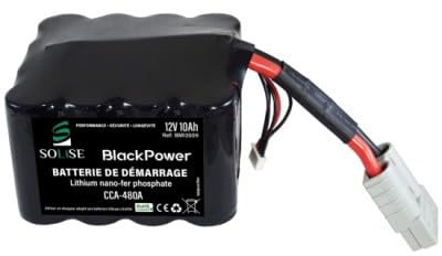 SOLISE BATTERIE MOTO SOLISE LiFePO4 BM12009 12V 480A