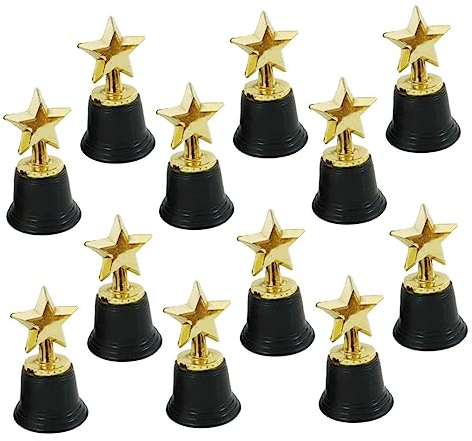 Yardwe 12St Sterne-Trophäe pokale für Kinder trophäenbrett Halloween-Auszeichnung kleine Trophäen Sportzubehör Tassenzubehör multifunktionaler Sportpokal Multifunktions-Trophäe druckbar