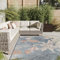 Interiyou Outdoor Teppich Wetterfest Florenz - 160x230 cm Multicolor - Wasserfest für Balkon, Terrasse, Garten - Outdoorteppich passend auch für Wohnzimmer, Schlafzimmer und Küche - Aussenteppich