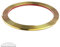 5M Moulure Décorative Autoadhésive Bord de Papier Peint Carrelage Miroir Mur Plafond Armoire Baguette de Finition PVC Bandes de Calfeutrage Bande Décoration Murale,8mm Doré