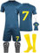 Yumcute Kids Football Kits - No.7 & 10 Jerseys, Training Set - Shirts, Shorts, Socks, Guard & Keychain - 23/24 Home & Away Soccer Gifts for Boys & Girls