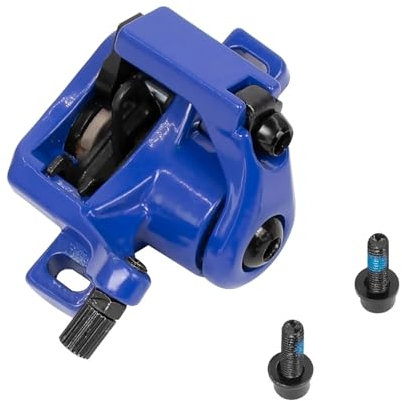HLAQHL Pinza Freno Compatibile con Xiaomi 4 PRO Mi 3 Scooter Elettrico Rotore Freno a Disco Ruota Posteriore Freno a Disco Parti in Lega di Alluminio Pastiglie Incluse(Blue)