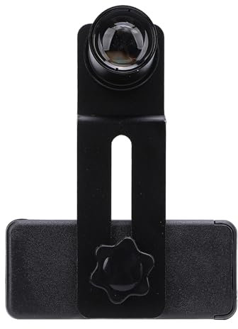 Mikroskop Objektiv Smartphone Adapter, Mikroskop Handy Kamera Adapter mit 12,5-fachem Mikroskop Okular für Mikroskop Okularrohr 23,2 Mm, Foto- und Videofunktionen