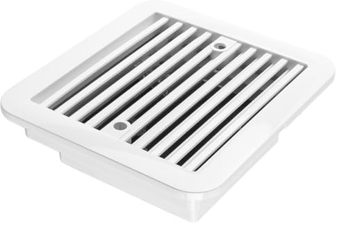 Sarini Caravan Exhaust Fan 2.4W 12V Fan with Roller Shutters Vent One-Way Side Air Exhaust for Camper Car Ventilation Accessory