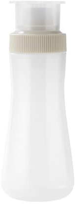 Cake Syrup Dispenser 350ml Graduated Plastic Squeeze Bottle for Soaking Honey seasoning powder Syrup Bottle with Sealing Lid Easy Storage Reusable Baking Jars (White)