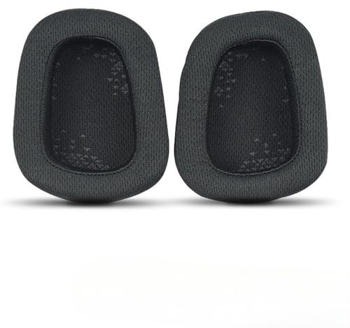 Ersatz Ohrpolster Kompatibel mit Logitech G633/ G933 Headset Ohrenschützer Atmungsaktives Mesh+Memory Schwamm Kopfhörer Proteinhaut Abdeckung (1:1,Netzgewebe)