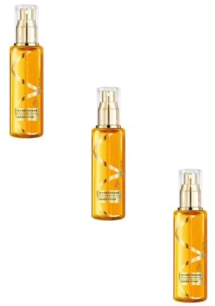 Feuchtigkeitsspendendes Und Stärkendes Silky Hair Oil Hydratisierendes Haaröl Für Glänzendes Gesundes Haar Nährendes Haaröl Gegen Haarbruch Für Alle Haartypen Seidig Weiches Finish 100ml (3PCS)