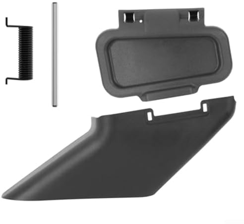 Rasenmäher Seitenauswurf Deflektor Ersatz Kit für Toro 22 Zoll Recycler Modelle 21764 21765 21766 21767 21863 Schwarz Kunststoffkonstruktion