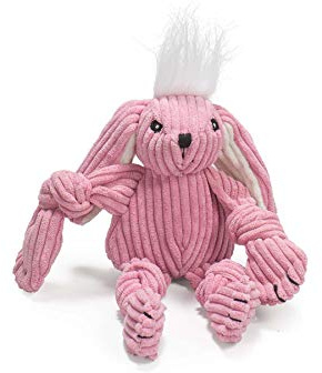 HuggleHounds Woodland Knotties Dog Toy Bunny Small