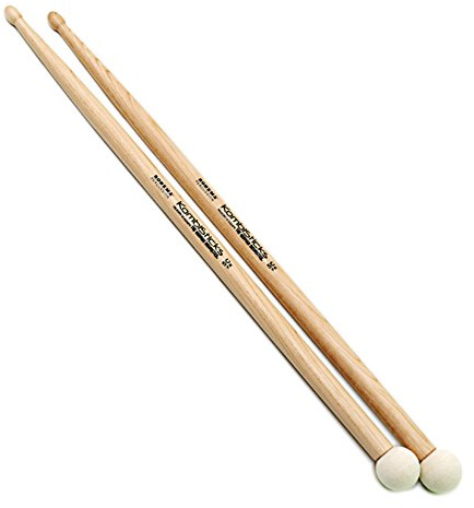 ROHEMA Kombisticks mattlackiert, 5C, weiße Filzkugel