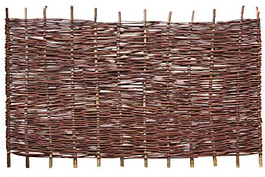 Weidenprofi Sichtschutz, Weidenzaun Modell Natur, Flechtzaun aus Weide, Größe (BxH): 180 x 90 cm