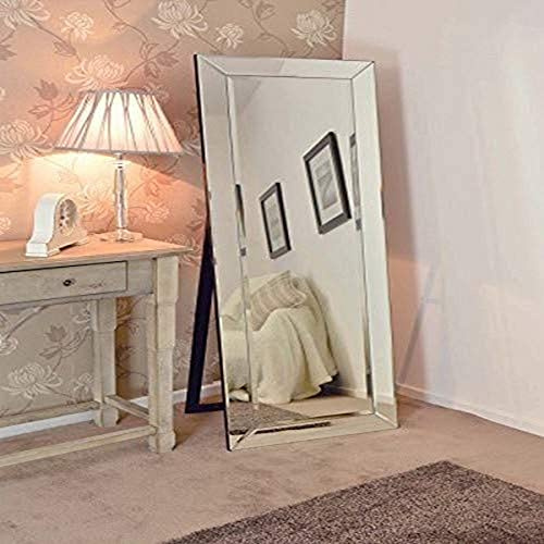 Mirror Large All Glass Venetian Cheval Dress Big New 5Ft7 X 1Ft11 170cm X 58cm, 176x57x2,Frameless,DC014